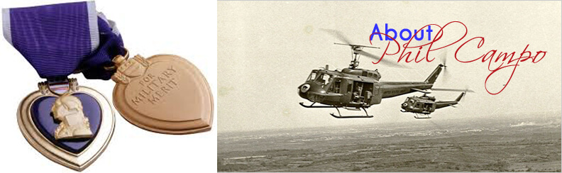 Phil Purple Heart and Helicopter Image