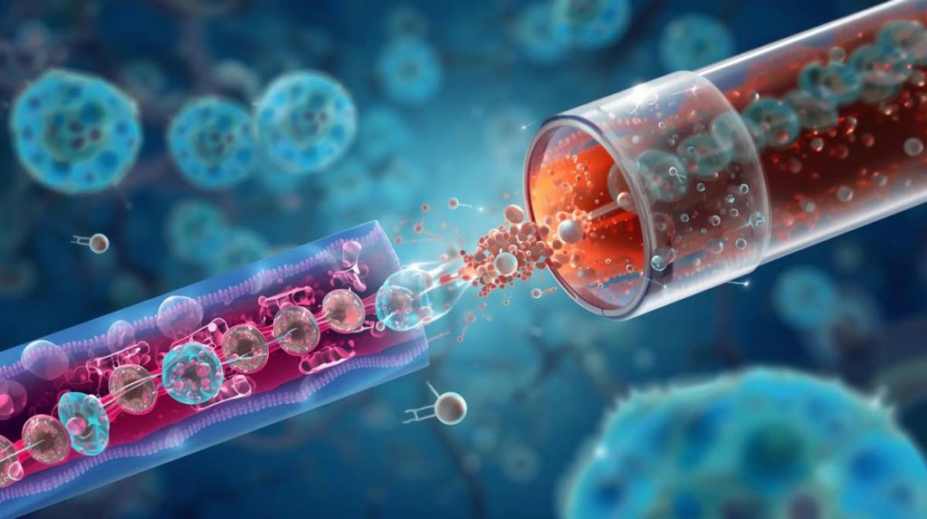 stem cell collection illustration