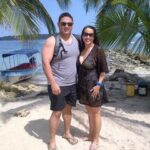 couple on a tropical beach
